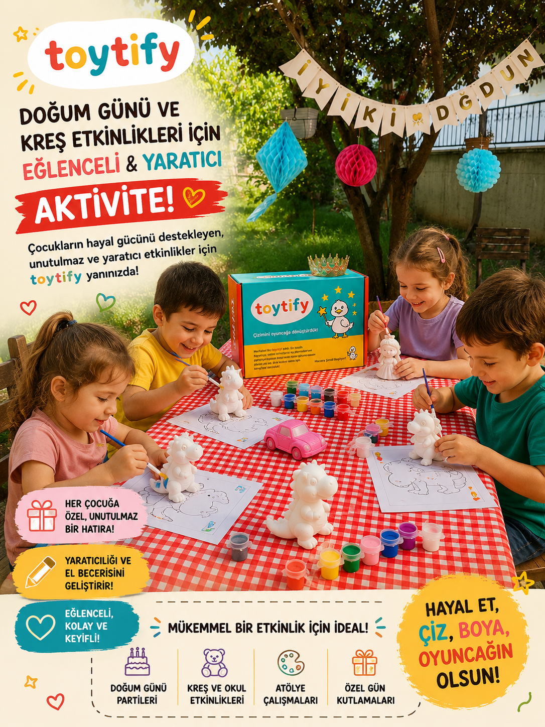 Çocuk Boyama Etkinlik Seti